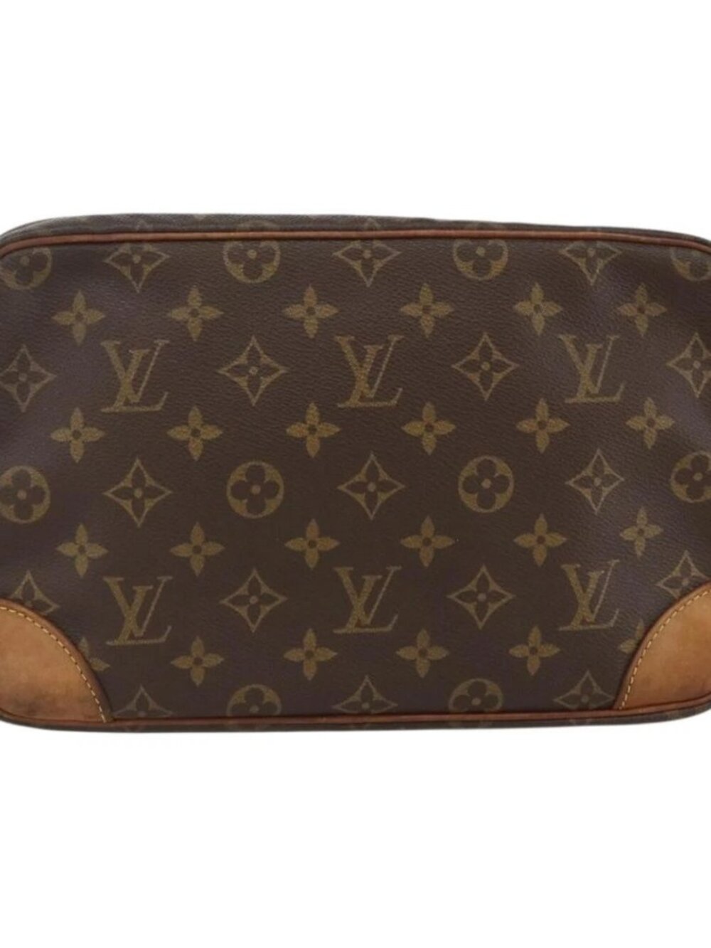 LOUIS VUITTON Monogram Compiegne 28 Clutch Bag M51845 LV Auth ka2849 - Picture 2 of 16